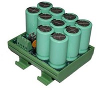 Din rail capacitors